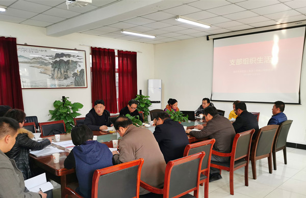 金固集團(tuán)黨支部召開專題組織生活會(huì)