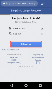 Cara Membuat Mendaftar Akun Facebook di HP