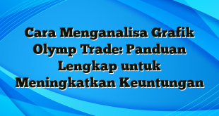 Cara Menganalisa Grafik Olymp Trade: Panduan Lengkap untuk Meningkatkan Keuntungan